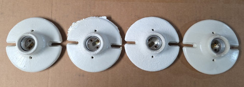 Set four ceramic base - set, lamp