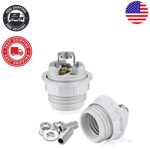 Complete e26 light bulb socket - complete,