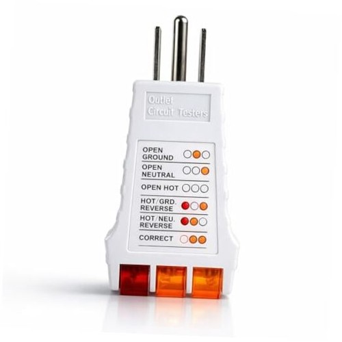 Outlet tester for grounding - outlet,