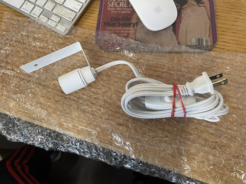 White cord snap in - white,