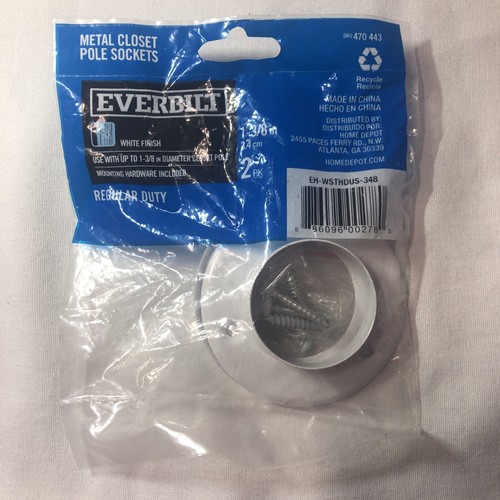 New everbilt white metal - white,