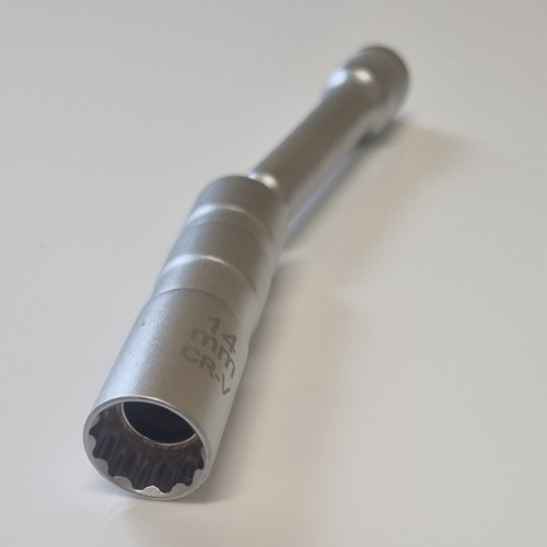 Extended spark plug socket for - plug,