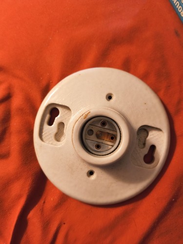 Porcelain wall light socket - light,