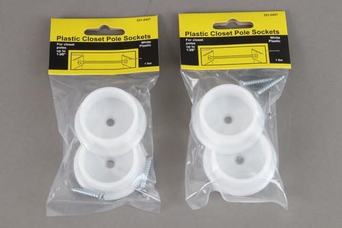 Sets plastic closet pole - sets, of