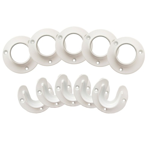 Closet pole socket pack 5 - socket,, of