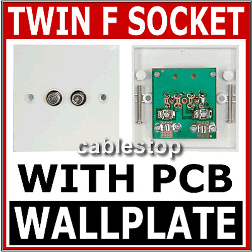 White twin satellite - twin, f
